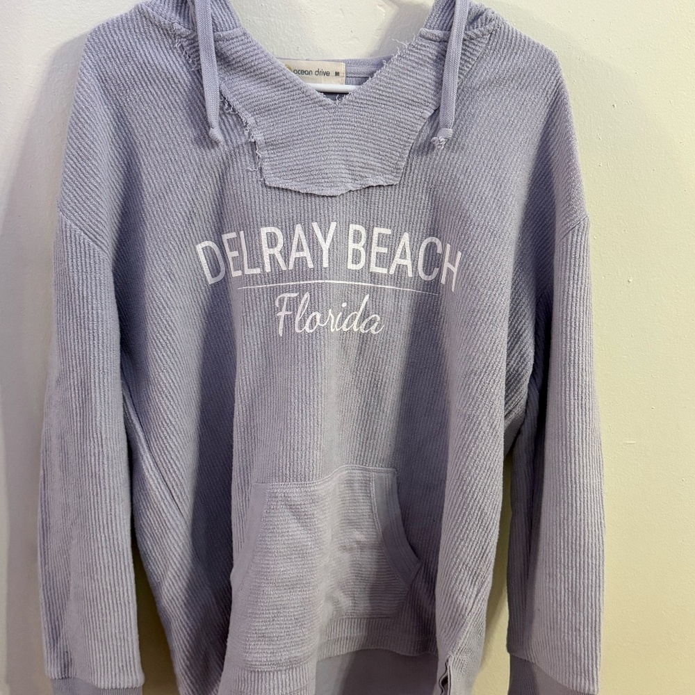 Women's Ocean Dive Purple Beachy Sweatshirt M